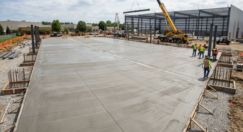Commercial Slab Construction in Stratford, CT