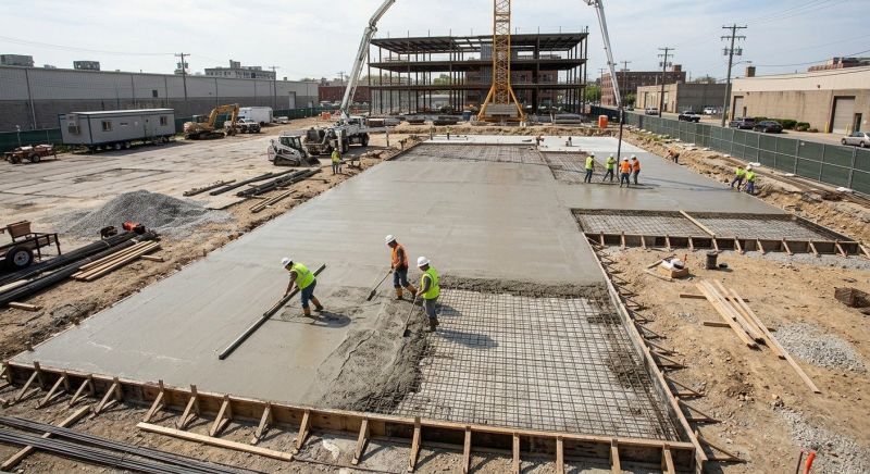 Commercial Slab Installation in Thomaston, CT