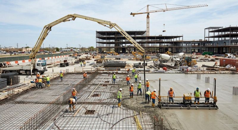 Commercial Slab Installation in Thomaston, CT