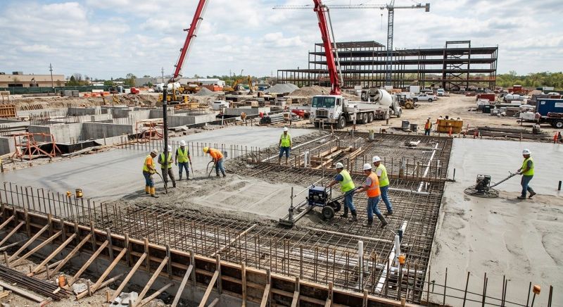 Commercial Slab Installation in Thomaston, CT