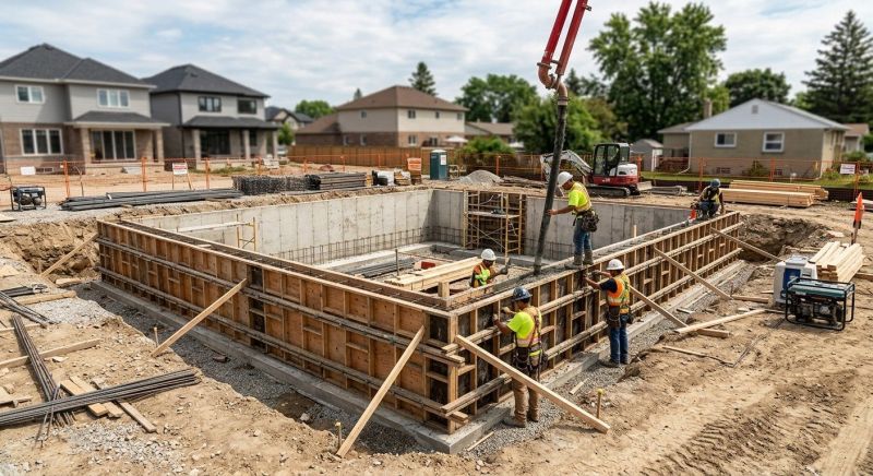 Foundation Construction in East Haven, CT