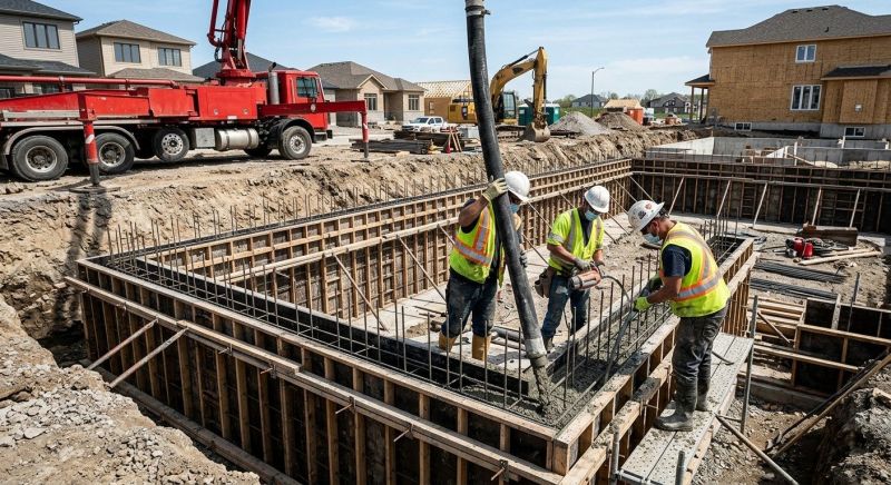 Foundation Wall Pouring in Bethel, CT